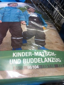 Kinder-Matsch- und Buddelanzug